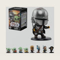 YuMe Star Wars Cosbi Bobble Head Series 3 | Mandalorian and Grogu Blind Box Collectible Mini Figure | Collect All 9 (8 Plus 1 Rare Chase) | Official Merchandise | Individual Box