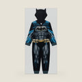 DC Comics Batman Zip Up Cosplay Pajama Coverall Toddler to Big Kid Sizes (3T - 10-12)