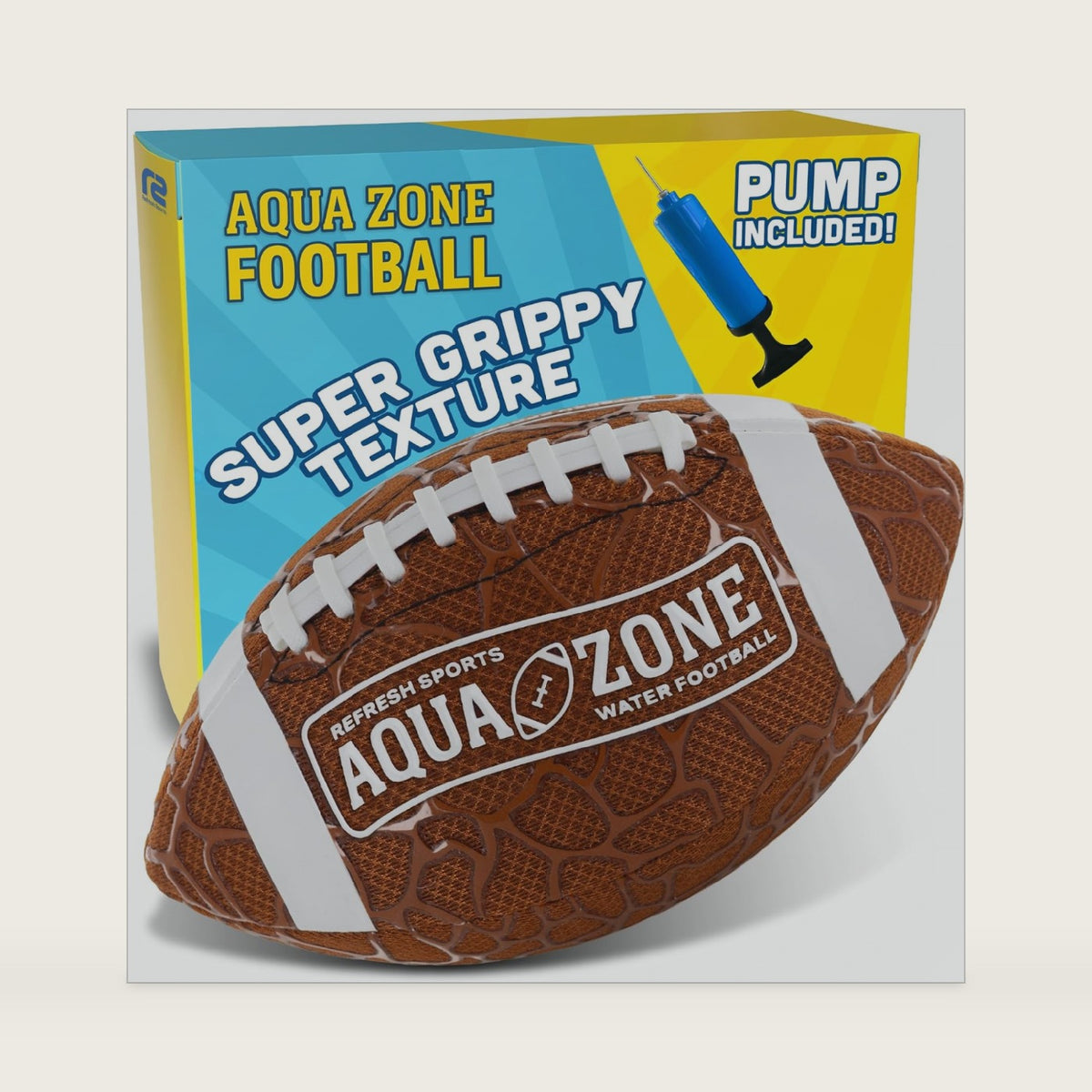 Water Football for Pool & Beach - Best Pool Toys for Kids All Ages - Easy Grip & Soft to Catch Footballs - Fun Outdoor Sports Beach Toys - Pool Gifts for Kids 5 6 7 8 9 10 11 12 + Year Old Boy & Girl