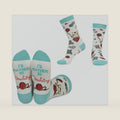InnoBeta Crochet Gifts for Women One Size Crew Sock for Crochet Lovers Women on Birthday Christmas