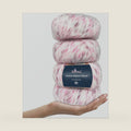 Cotton Alpaca Tweed DK Alpaca Yarn, 4-Pack (588Yds/200G), Rose Confetti