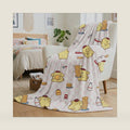 Pompompurin Pancake Lover Bedding Plush Blanket 90 in x 62 in – Soft Cozy Throw for Couch, Bed & Travel, Collectible Gift (Officially Licensed Product) by Franco Collectibles