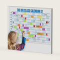 Big A## Calendar - Big Class Dry Erase Wall Calendar - 2026-2027 - Blue