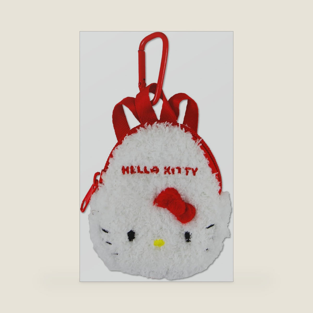 Sonix x Mini Backpack Charm | Tech Keychain Pouch, Fuzzy Plush Character Coin Purse for Small Accessories, Earbuds