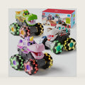 HOLA Race Cars for Kids, 3 Pcs Light Up Monster Truck Toys for Toddlers 1-3