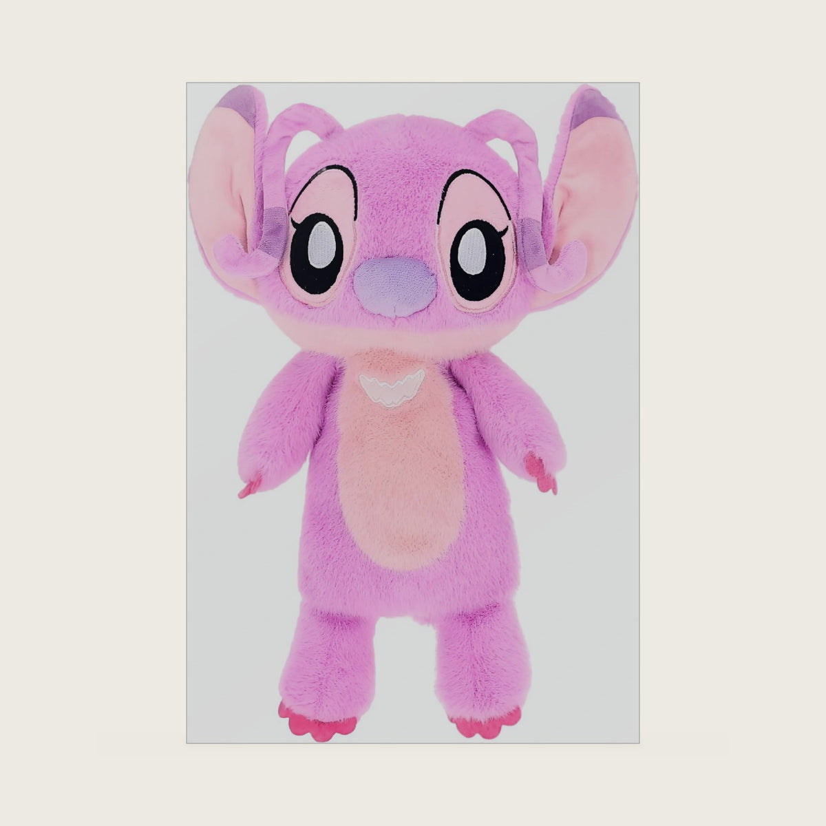 KIDS PREFERRED Angel Cuddle Pals – 14 Inch Ultra Soft Material Plush, Floppy Huggable Angel from Lilo & Stitch, Embroidered Details, for Ages 0+