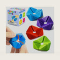 4 PCS Silicone Sensory Flip Cubes, Quiet Fidget Toys for Kids & Adults