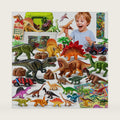 47PCS Dinosaur Toys for Kids 3-5 with Storage Box & Play Mat