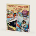 2027 Square Wall Calendar - Vintage Transport Posters 12 x 12 Inch Monthly View, 16-Month, Art Theme, Includes 324 Reminder Stickers