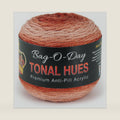 Mary Maxim Bag-O-Day Tonal Hues Ombre Yarn 280 Yards, 5.3 OZ, Burnin