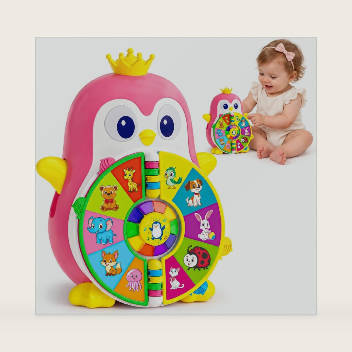 Musical Penguin Toys for 1 Year Old Girls,Birthday Gifts for One Year Girl