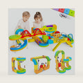 145PCS Electric Train Set, DIY 3D Cube Track, STEM Toy for Kids Ages 3-8