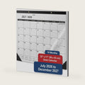 Desk Calendar 2026-2027 - Large 18-Month Monthly Desk Pad, July 2026 to December 2027, 22" x 17" Calendar with 120g Thick Paper, Golden Hanging Holes & Goals Section for Office and Professional Use
