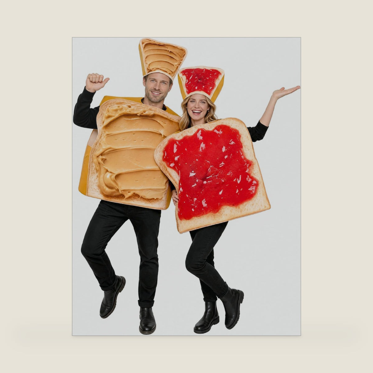 Peanut Butter and Jelly Costume Adult Couples Halloween Costumes
