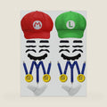 Red and Green Hat Costume Accessories Halloween Women Mens
