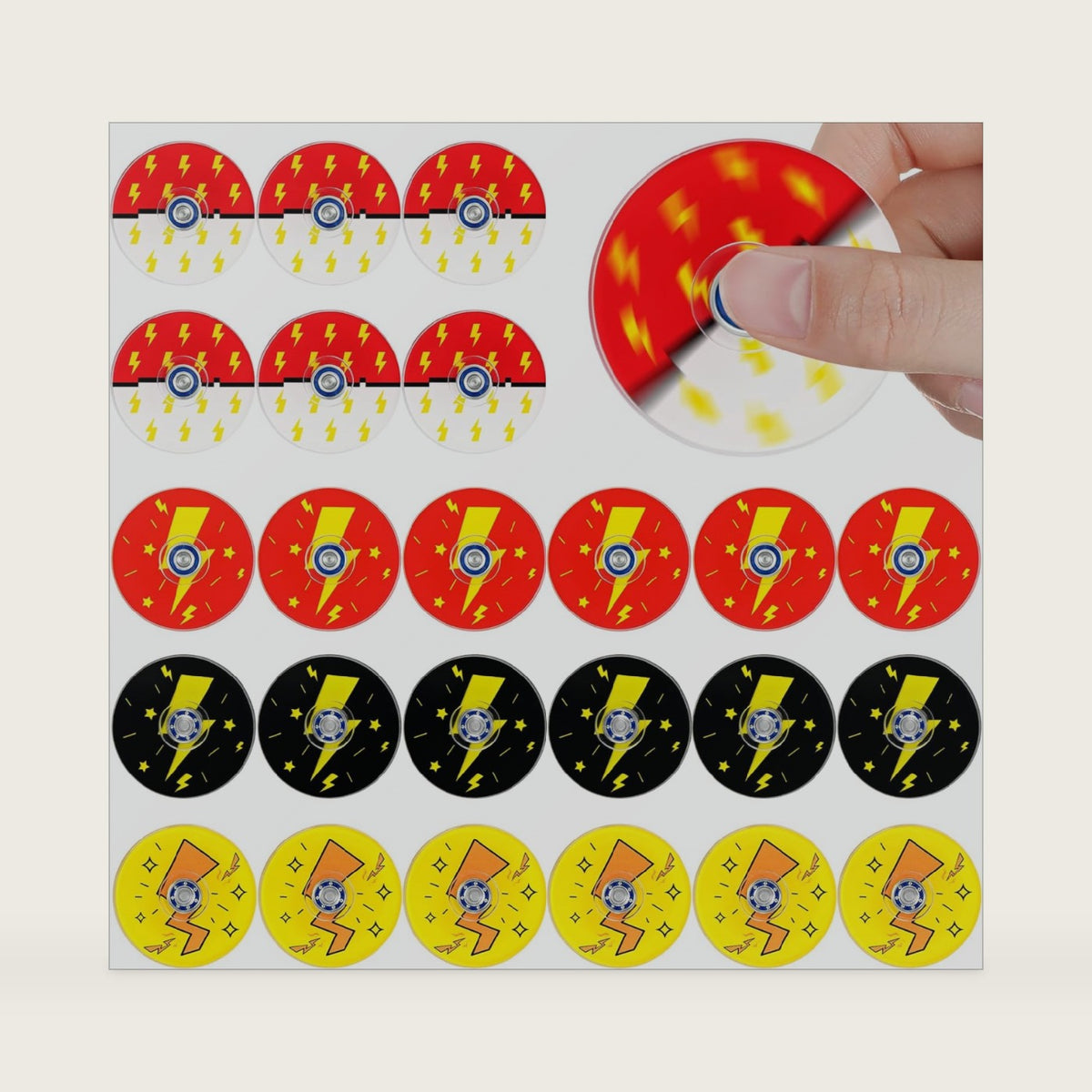 24PCS Cartoon Animation Fidget Spinners Bulk - Birthday Party Favors