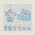 Blind Box Blue Flutter Series - Kuromi Cinnamoroll My Melody Style Cute Vinyl Plush Collectible Mystery Toy for Home Office Decor Birthday Couple Gifts, 6 Pcs Random