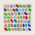 205 PCS Squishy Toys, Mochi Squishy Fidget Toys, Kawaii Mini Squishies