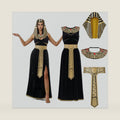 Spooktacular Creations Women Black Cleopatra Dress Costume Set with Cleopatra Accessories for Halloween Costume