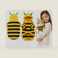 Cute Cat Bee Costume - Pet Halloween Apparel Bumble Bee Cosplay Clothes Antennae, Soft Warm Fleece Hoodie for Cats, Kittens, and Small Dogs, Perfect for Festival Party and Photo Shoot S/M