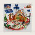 Advent Calendar Gingerbread House Roller Coaster Building Set with Light