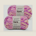 Fluffy Chunky Yarn for Crocheting, Chenille Crochet Yarn 6 Super Bulky, 2 Pack of 87.9 yds/4.23 oz Baby Blanket Yarn, Soft Velvet Yarns for Knitting Amigurumi&DIY Crafts/Hats/Socks(2 Pinkish Purple)