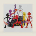 6 Set Novelty Stickman Action Figure,T13 Action Figures