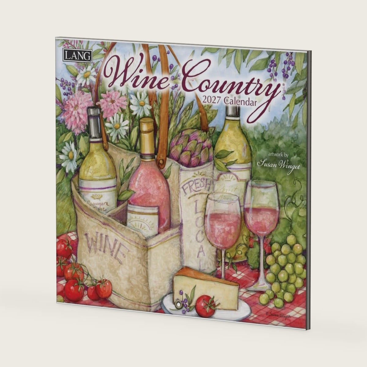 Lang Brands, Wine Country Special Edition 2027 Wall Calendar by Susan Winget