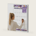 SUNEE 2026-2027 Wall Calendar Extra Large 17"x27", 18 Month Calendar (Ends March 2028),Vertical Monthly for Wall, Seasons Color