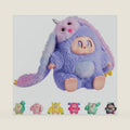 POP Joy Monster Cupa Twin Universe Series Plush Blind Box, Cute Plush Monster Toy with Hanging Loop, Soft Vinyl Plush Monster Collectible, Holiday Birthday Gifts for Girls&Boys, Single Box
