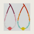 Chew Necklaces for Sensory Kids & Toddlers, 2 Pack One Piece Fidget Chewlry