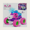 JoyRapt Unicorn Remote Control Car, Light-Up Stunt Toys for Girls Ages 6-8