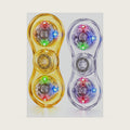 LED Fidget Spinner 2 Pack, Light Up Sensory Fidget Toys for Kids