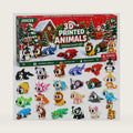 JOICEE 2026 Christmas Advent Calendar with Mini 3D Printed Animals Toys