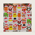 24PCS Christmas Squishies Toys for Adult, Slow Rising Christmas Squishy Stress Relief Fidget Toys, Holiday Party Favors, Stocking Stuffers Gifts