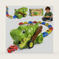 Remote Control Car for Kids Dinosaur RC Monster Truck Eat 12 Magnetic Cars