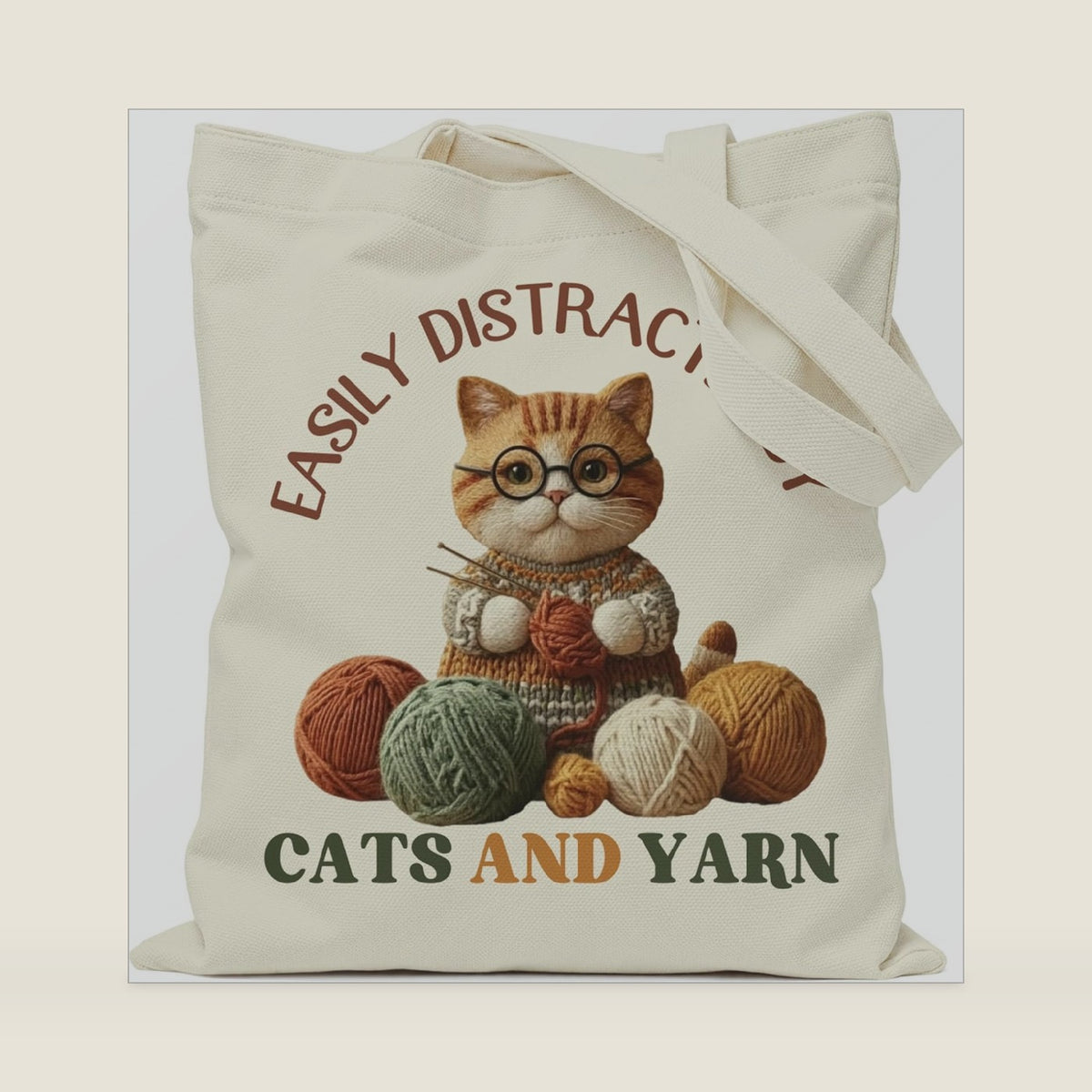 Cat Gifts Tote Bag for Women Cat Lover