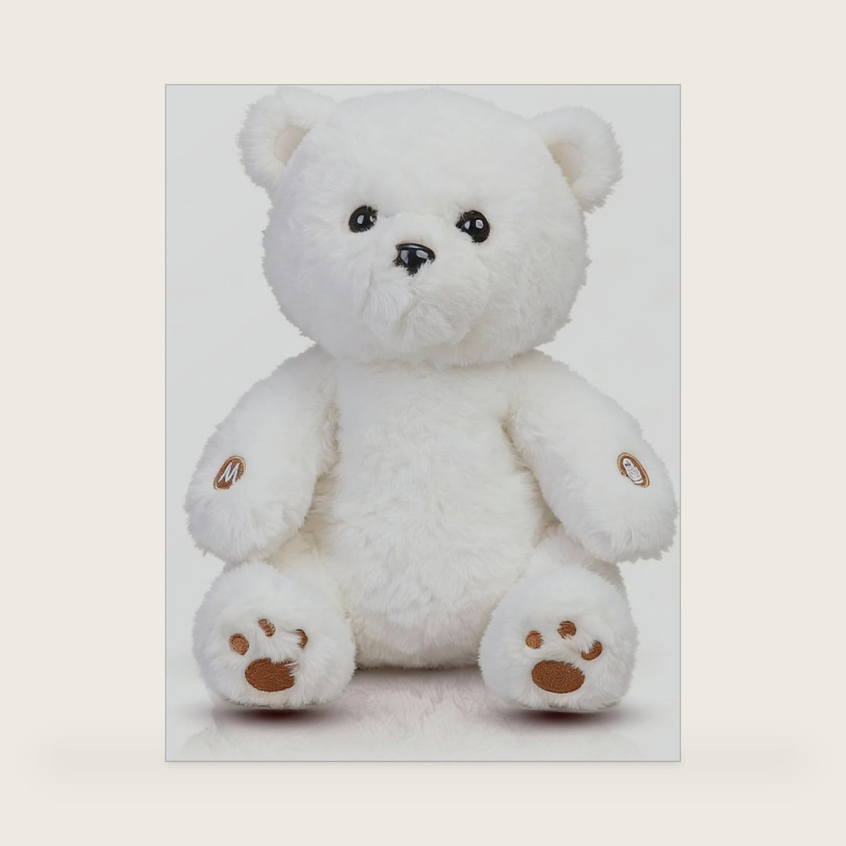 MEEMO Bear AI Plush Toy for Kids Ages 3+, Interactive Talking Teddy Bear Companion, Parent-App Controlled, 12 Languages, No Subscription, Birthday Gift for Boys Girls