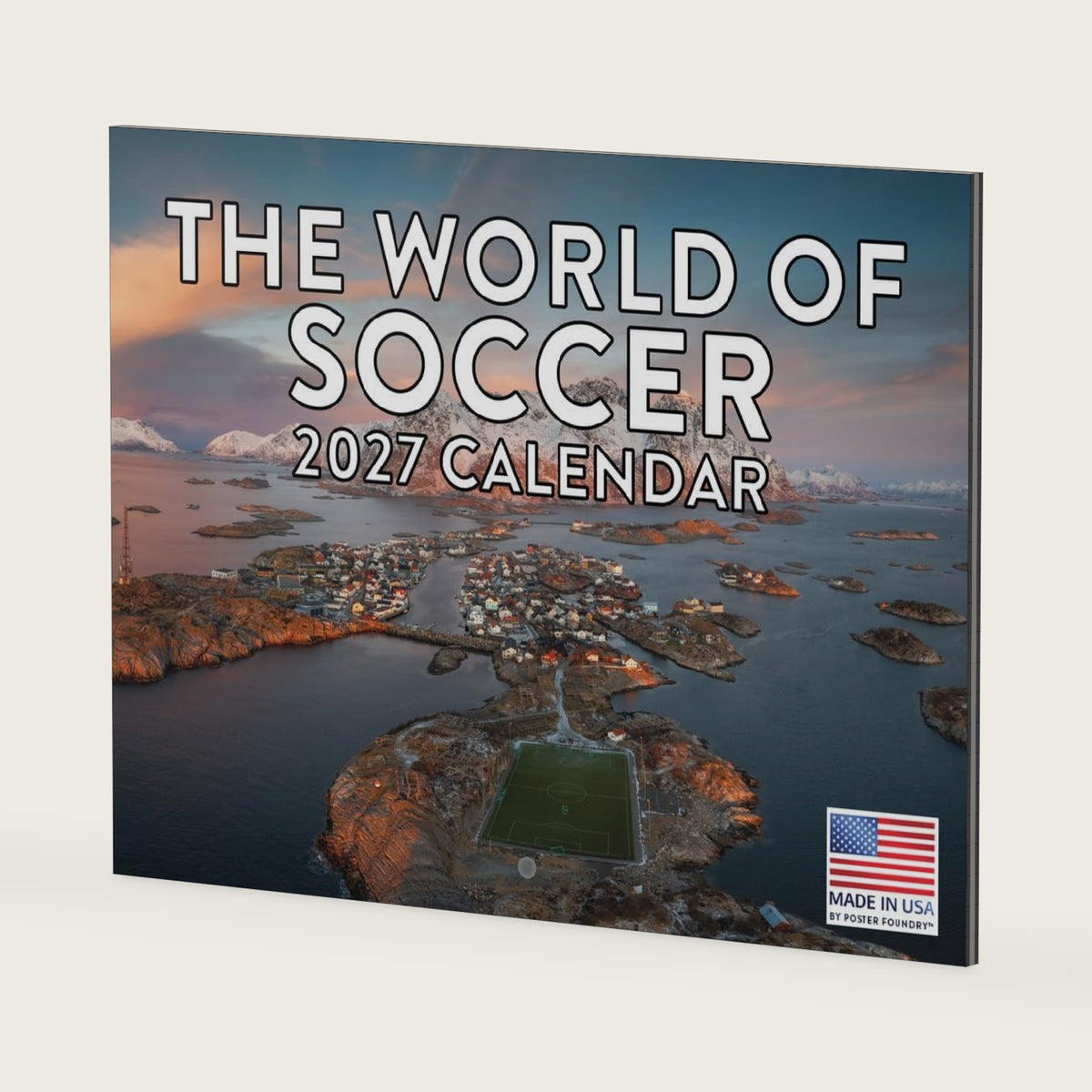 Soccer Calendar 2027 Monthly Wall Calender 12 Month