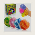 4 Pack Squishy Ball, 2 Inch Slow Rising Stress Balls, Dough Squeeze Fidget Toy, Sensory Hand Exercise Stress Relief Toy, Party Favors & Birthday Gifts