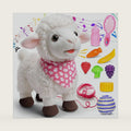 Interactive Walking Sheep Toy Talking Electric Plush Lamb with Leash Gift