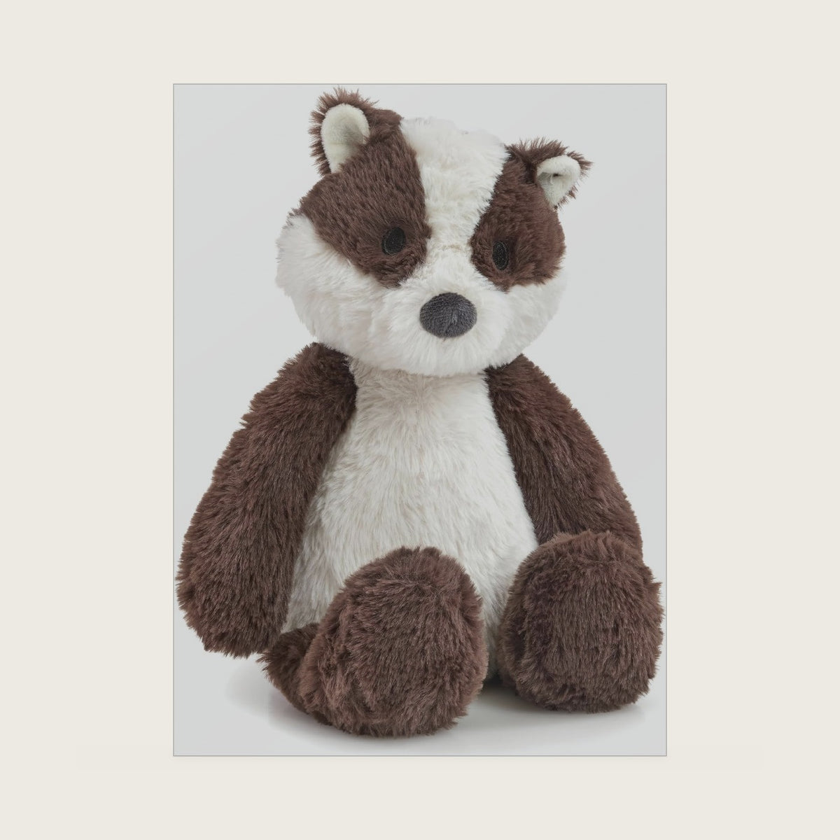 Brooke Badger Stuffed Animal, Soft Plush Toy for Ages 0+
