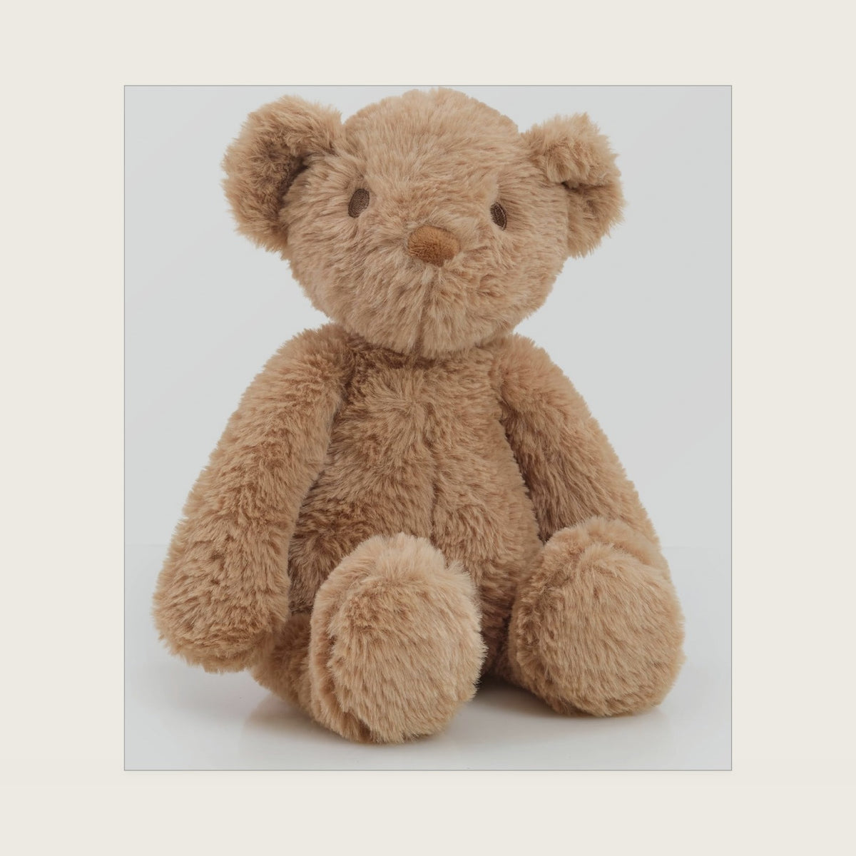 Benji Bear Stuffed Animal, Soft Plush Toy for Ages 0+