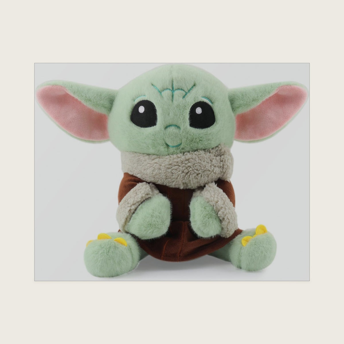 Baby Yoda Plush Toys Stuffed Baby Yoda Plush Cute Yoda Doll for Child Stuffed Animals Travel Toys for Kids（10 inch）