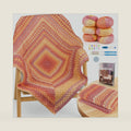 Coopay Crochet Kit for Beginners Adults, Gradient Granny Square Blanket Kit