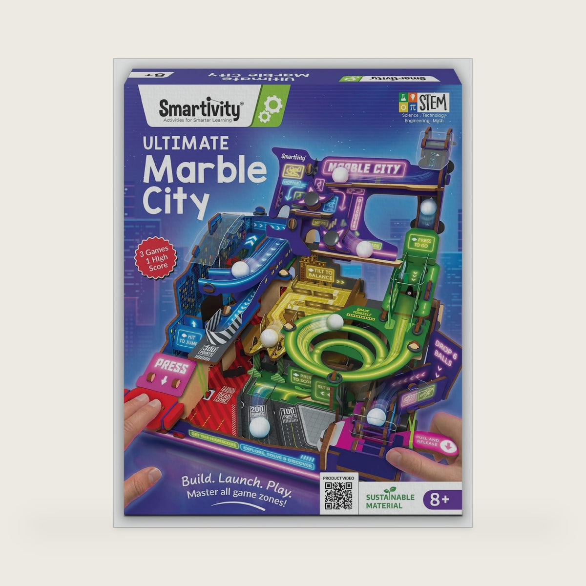 Smartivity Ultimate Marble City for Kids 8-14 Years