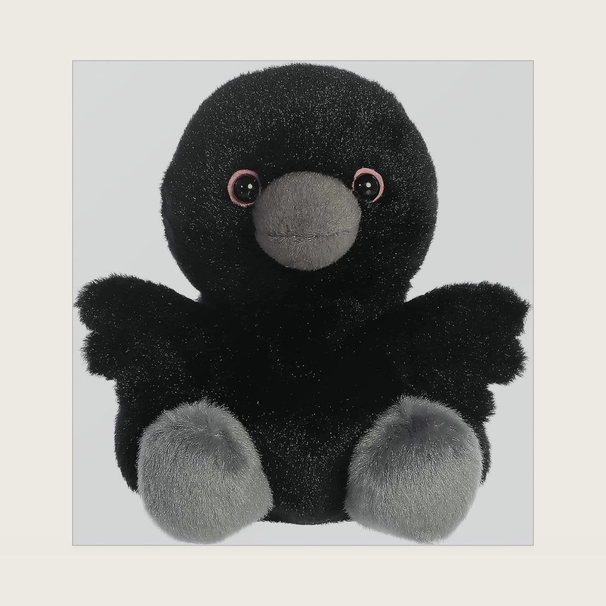 Palm Pals 4.5" Poe Raven Spooky Plush
