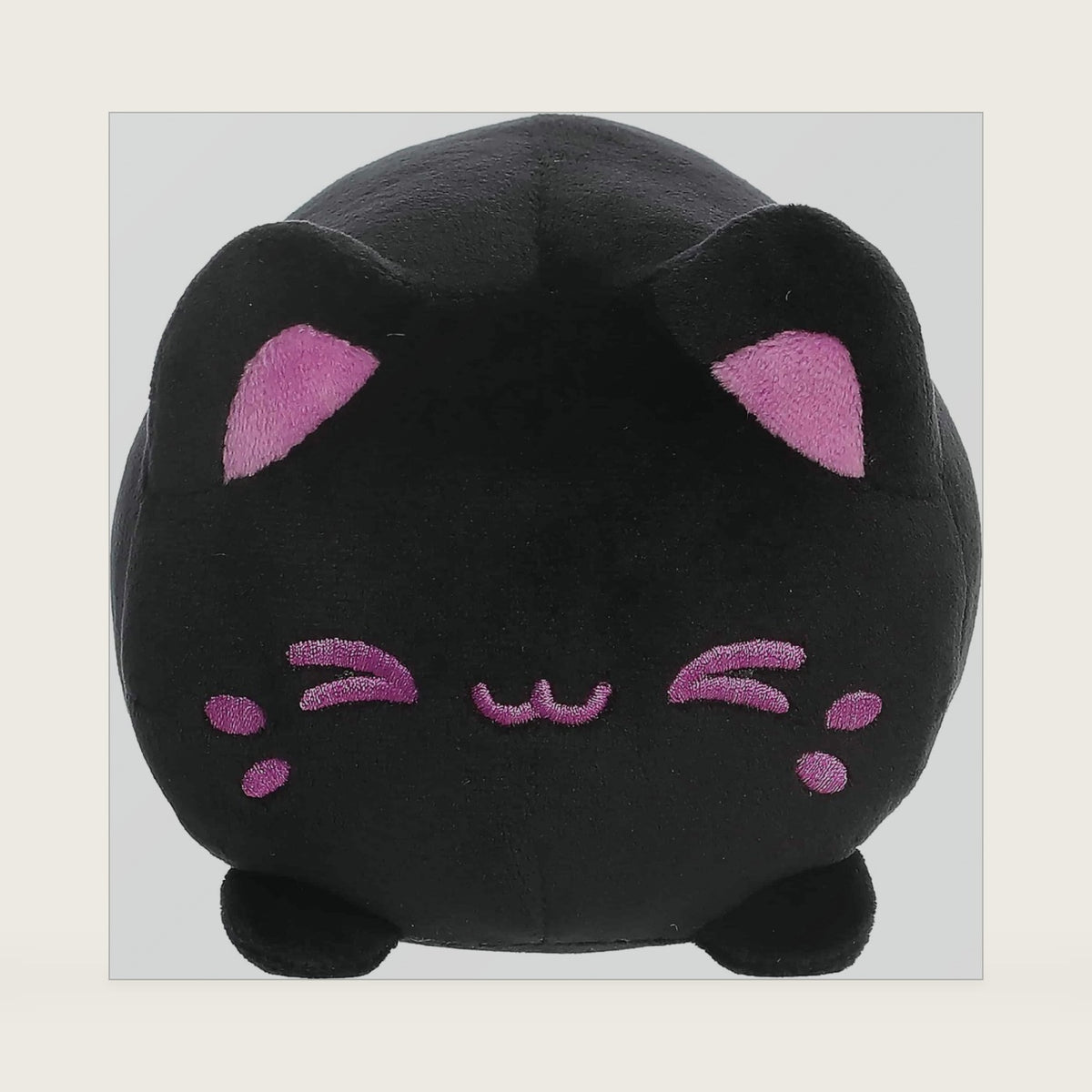 Tasty Peach 7" Ube Sesame Meowchi Spooky Stuffed Animal