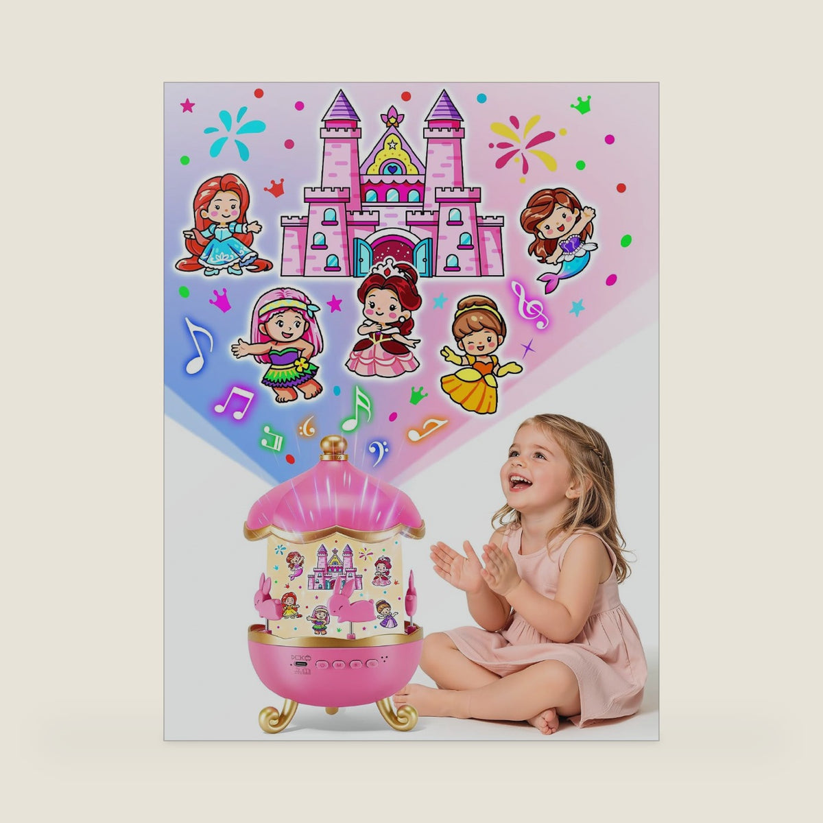 Princess Toys,Princess People Projection Toys for Little Girls Gifts