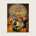 Montessori Toys for Boys 1-3 Year Old Gifts,19 Films Train Projector Light